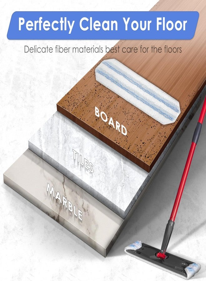 FILTERIST (4 Pack) H2prO Replacement Mop Pads Compatible with O-Cedar H2prO Mop, Washable Mop Cloths, Microfiber Mop Head, Mop Pad Refill Accessories, Mopping Pads - Image 5